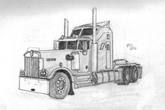 236x158 Image Result For Truck Drawings Ronnies Trucks - Kenworth Sketch