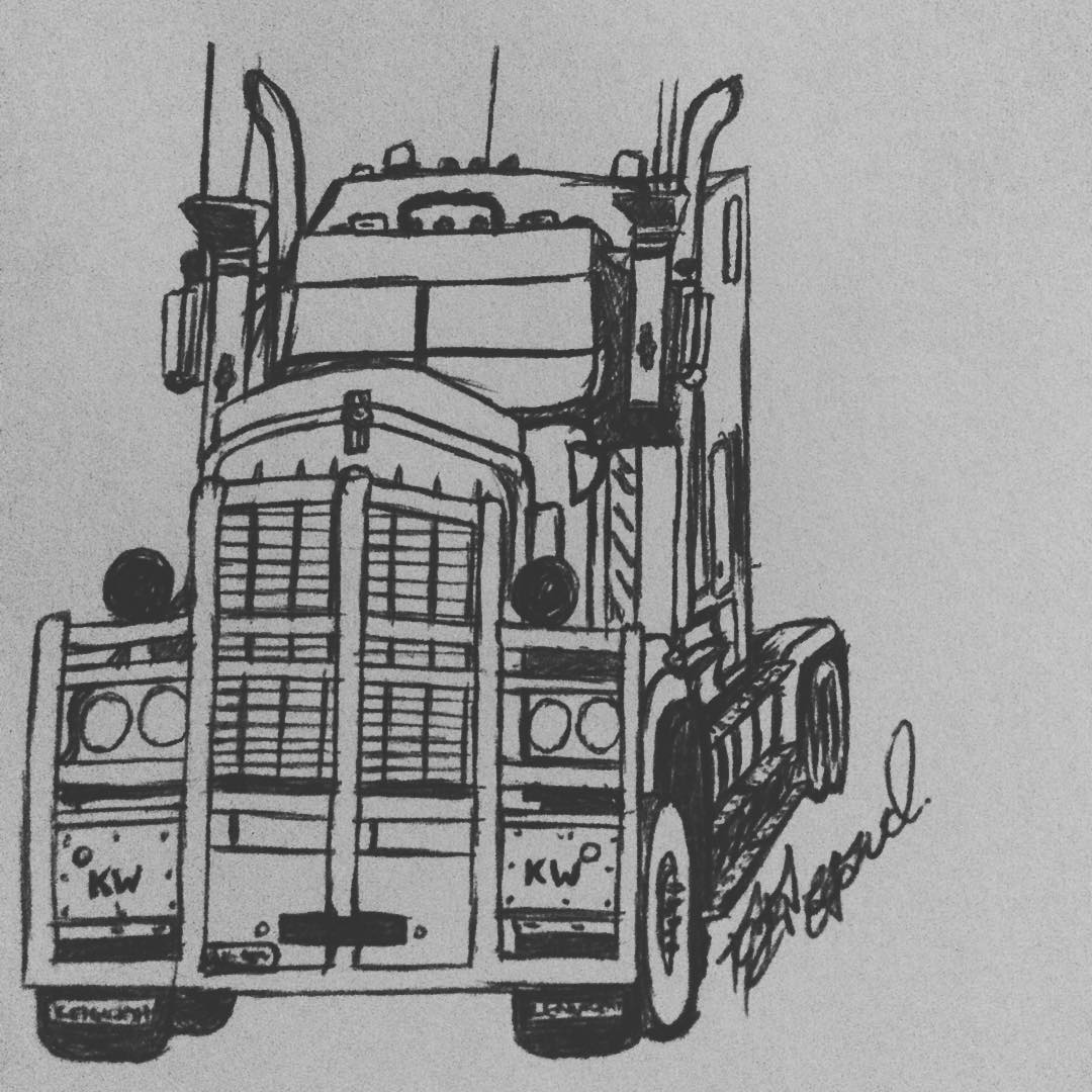 1080x1080 Instagram - Kenworth Sketch