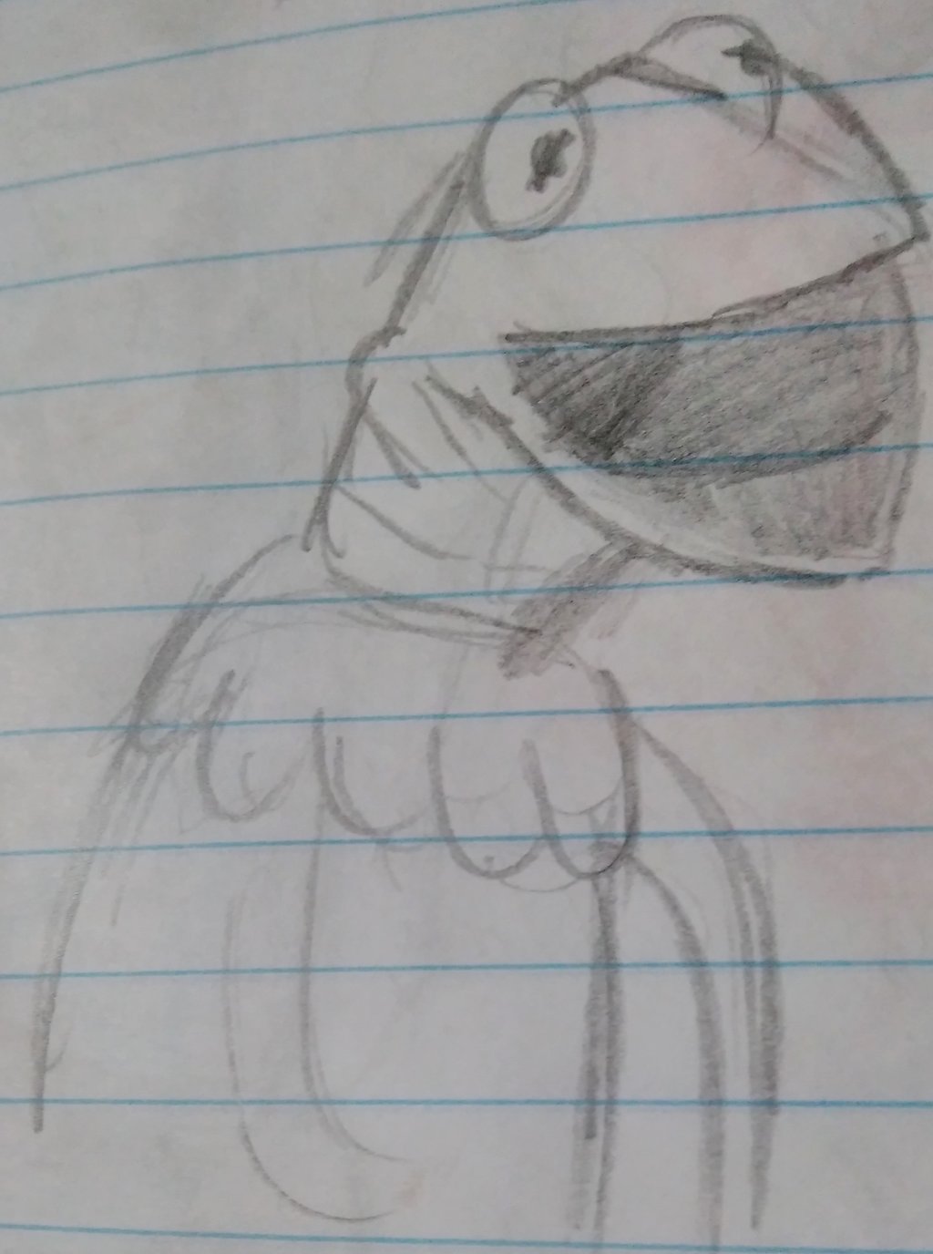 1024x1376 Kermit Sketch By Alphaykat - Kermit Sketch