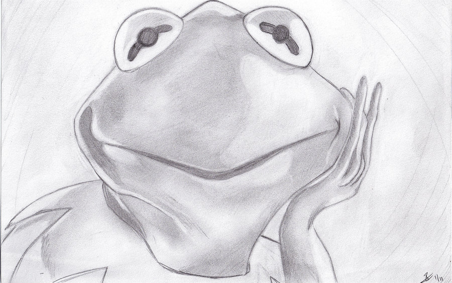 900x563 Kermit Sketch By Lonewolf521 - Kermit Sketch