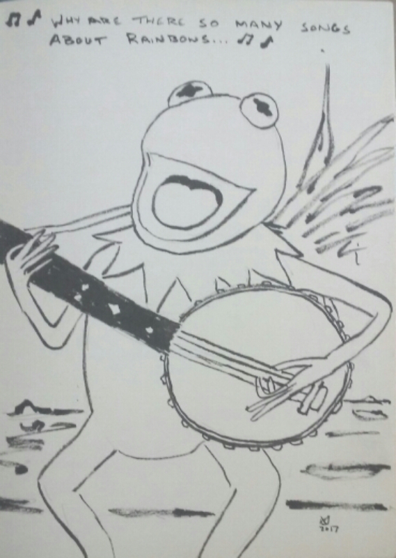 569x800 Sketch Lottery! Kermit The Frog - Kermit Sketch