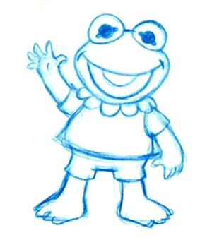 300x340 Image - Kermit Sketch