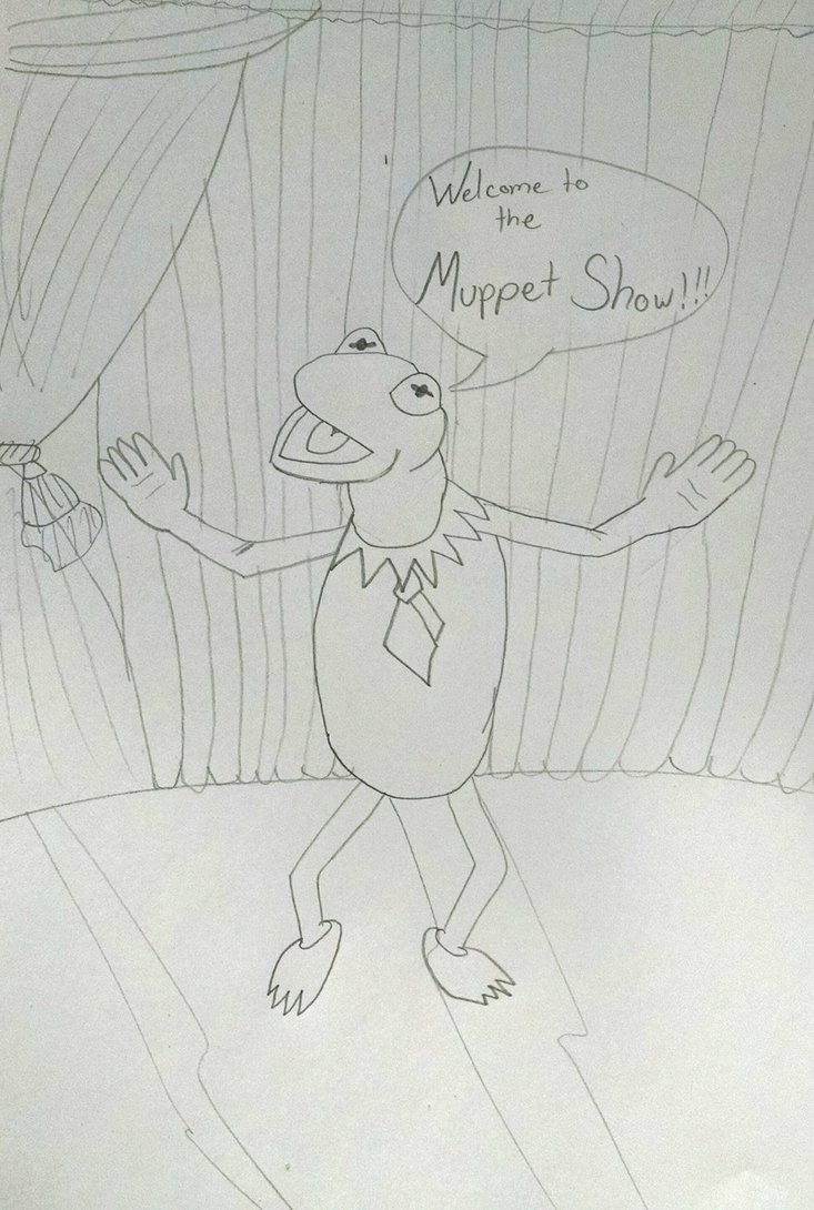 733x1090 Kermit The Frogsketch By Sparrow12592 - Kermit The Frog Sketch