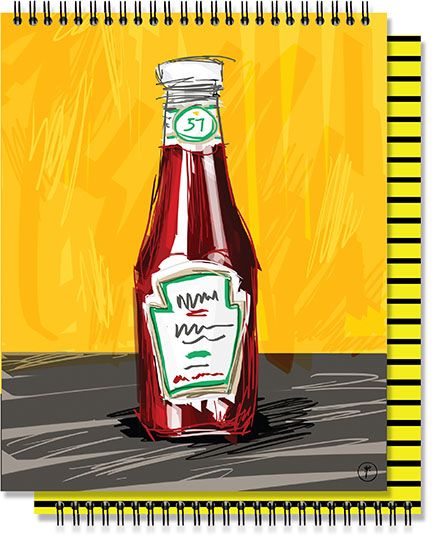 432x536 Ym Sketch Ketchup Sketchbook A4, 21x26 Cm Souq - Ketchup Sketch