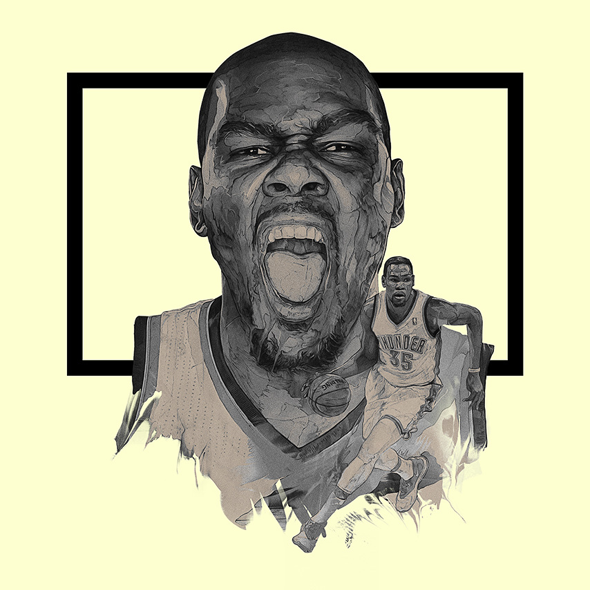854x854 Kevin Durant Mvp - Kevin Durant Sketch