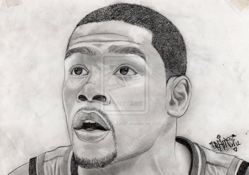 1024x717 Kevin Durant Sketch - Kevin Durant Sketch