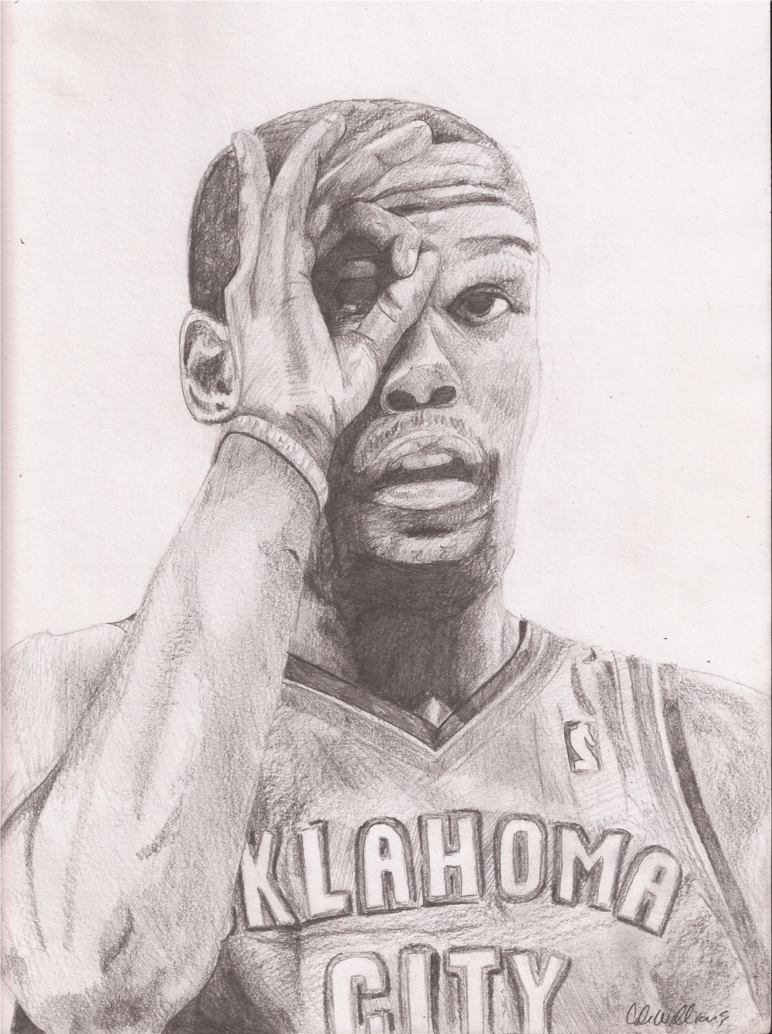 772x1034 Kevin Durant By Cfw11mmbs - Kevin Durant Sketch