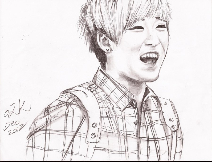 900x690 Kevin Woo Of Ukiss By Topistops - Kevin Sketch