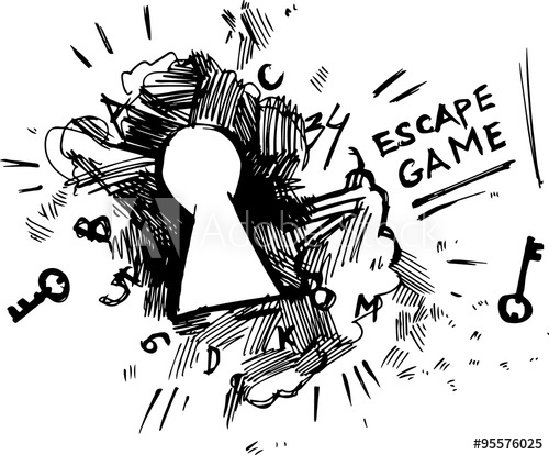 500x414 Escape Game Find The Key Sketch - Key Sketch