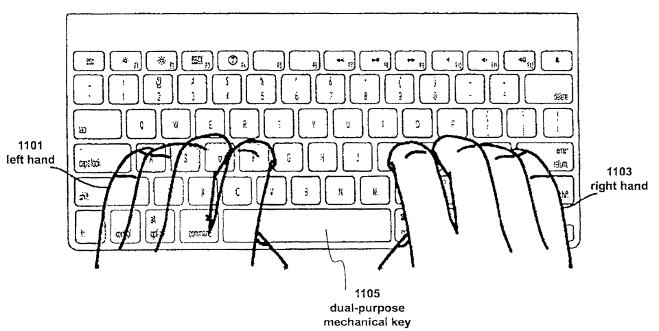 960x483 Apple Patent Fusion Keyboard Sketch - Keyboard Sketch