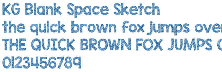 900x292 Kg Blank Space Sketch Font - Kg Blank Space Sketch