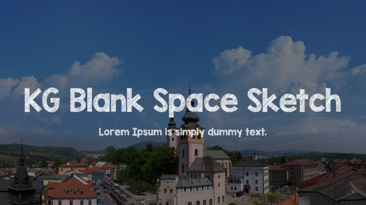741x415 Kg Blank Space Sketch Font Download Free Pcmac And Web Font - Kg Blank Space Sketch