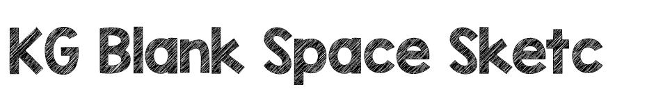 930x155 Kg Blank Space Font - Kg Blank Space Sketch