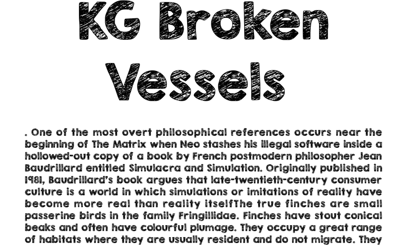 800x494 Kg Broken Vessels Sketch Font - Kg Broken Vessels Sketch