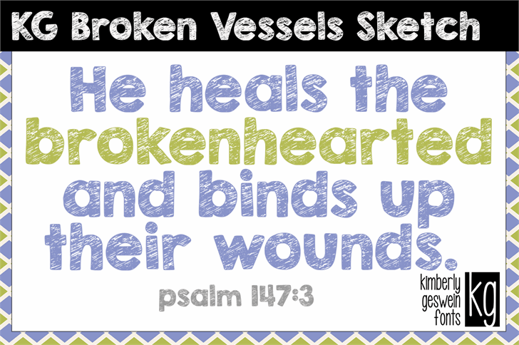 728x484 Kg Broken Vessels Sketch Font By Kimberly Geswein - Kg Broken Vessels Sketch