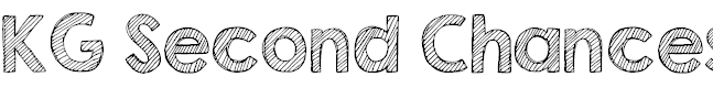 647x80 Kg Second Chances Solid Font By Kimberly Geswein - Kg Second Chances Sketch
