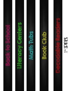 263x350 This Freebie Includes 1 Inch Binder Spines For You To Edit As You - Kg Second Chances Sketch