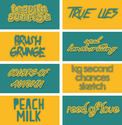 500x511 Fy Gimp, Nicolerph Favorite Fonts Part 1. Tequila - Kg Second Chances Sketch