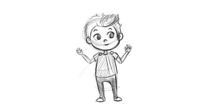 680x371 Do A Cute Kid Sketch By Ishpocates - Kid Sketch