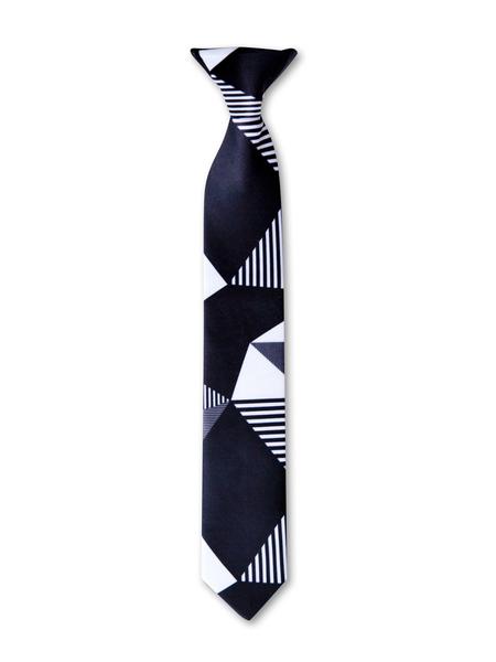 450x600 Sketch Kid Abstract Design Printed Poly Tie Necktie By Ink - Kid Sketch