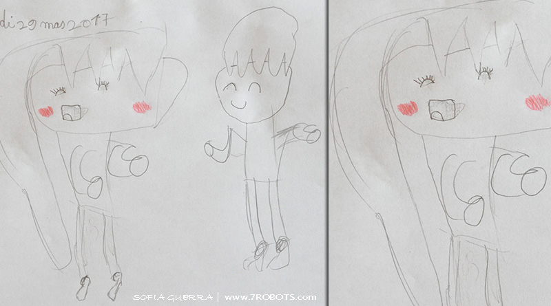 800x445 Kids Art Dancing People In The House By Sofia Guerra - Kids Art Sketch