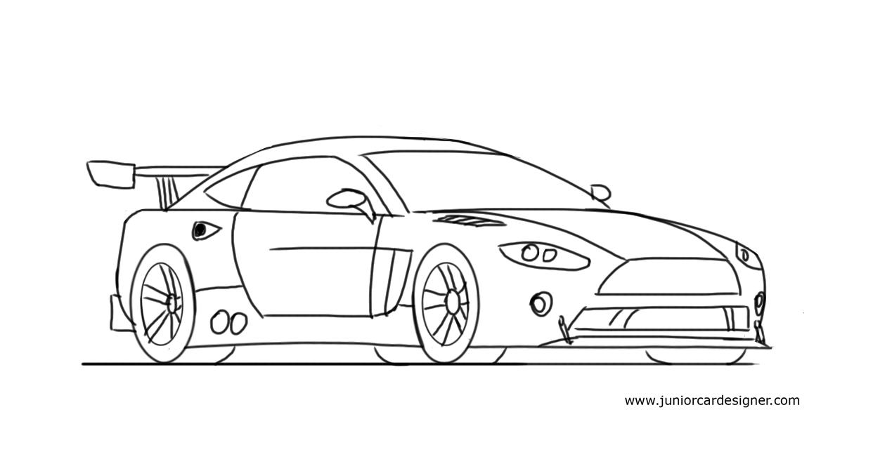 1242x641 Car Sketch For Kids Drawing Artsy - Kids Car Sketch