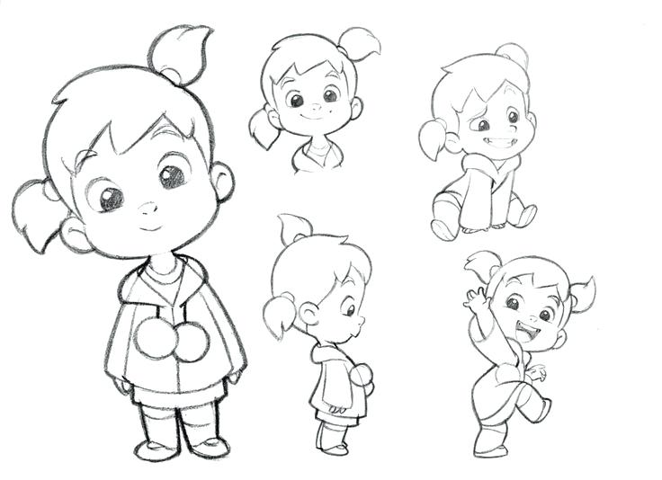 736x534 Collection Of Kids Cartoons Drawing Download Them And Try To Solve - Kids Cartoon Sketch