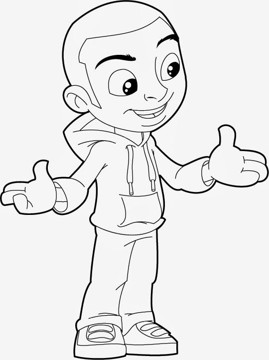 Kids Cartoon Sketch at PaintingValley.com | Explore collection of Kids ...