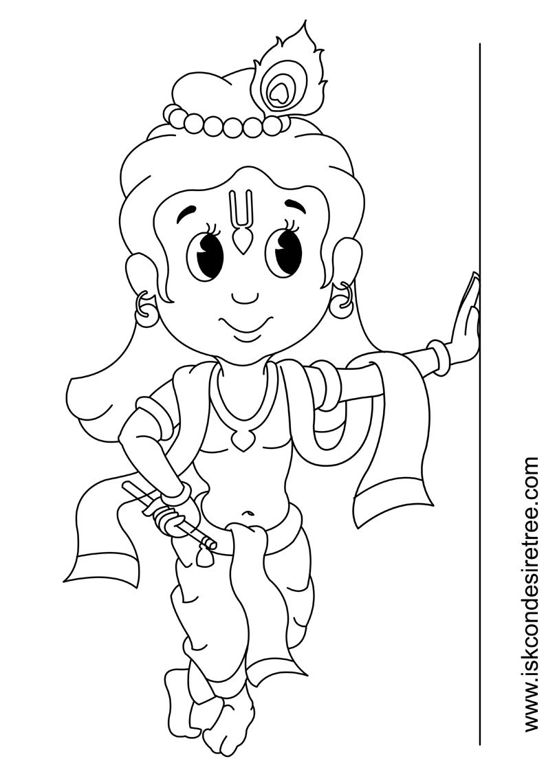 794x1123 Photos Little Krishna Cartoon Sketch, - Kids Cartoon Sketch