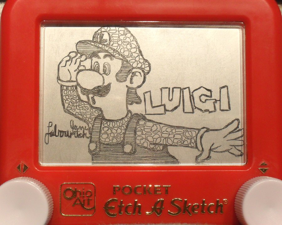 900x720 Collection Of Epic Etch A Sketch Drawings High Quality, Free - Kids Etch A Sketch