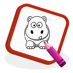 256x256 Kids Painting Drawing Fun By Creative Glance - Kids Painting Sketch