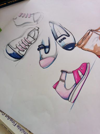 384x512 20140529 - Kids Shoes Sketch