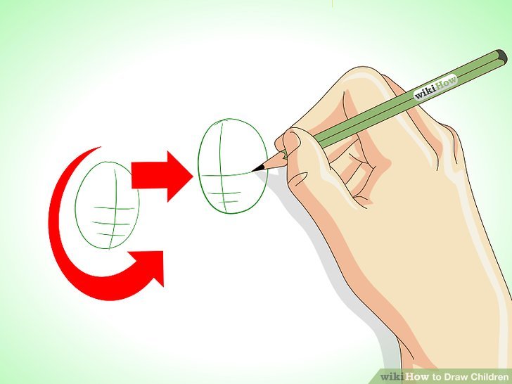 728x546 How To Draw Children 7 Steps (With Pictures) - Kids Sketch Images