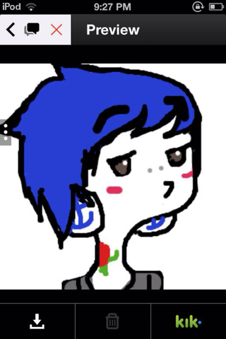 320x480 Ivory The Babe Drawn On Kik Sketch Gross - Kik Sketch