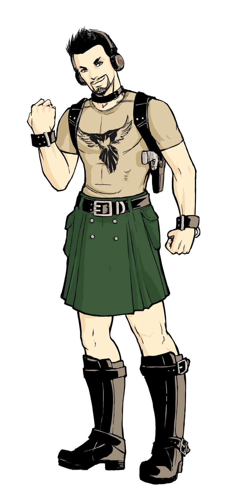 800x1616 Get Your Art In The Game - Kilt Sketch