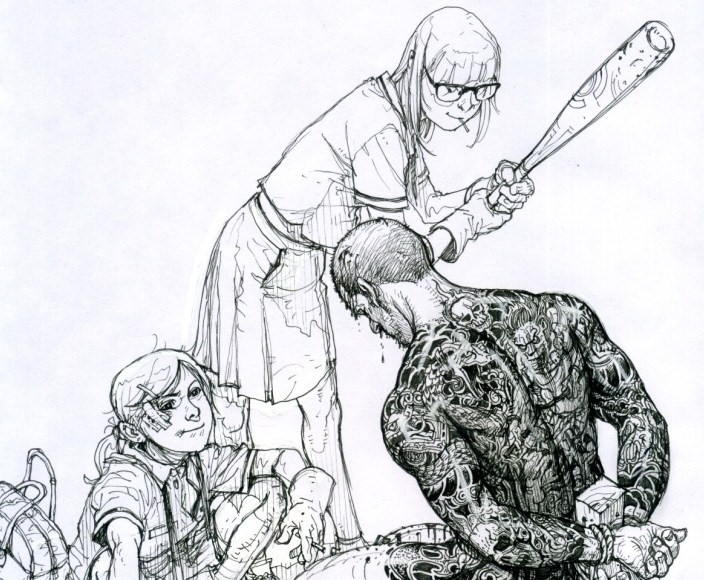 704x580 Sketch Master Ilustrator, Kim Jung Gi Art Gallery - Kim Jung Gi Sketch