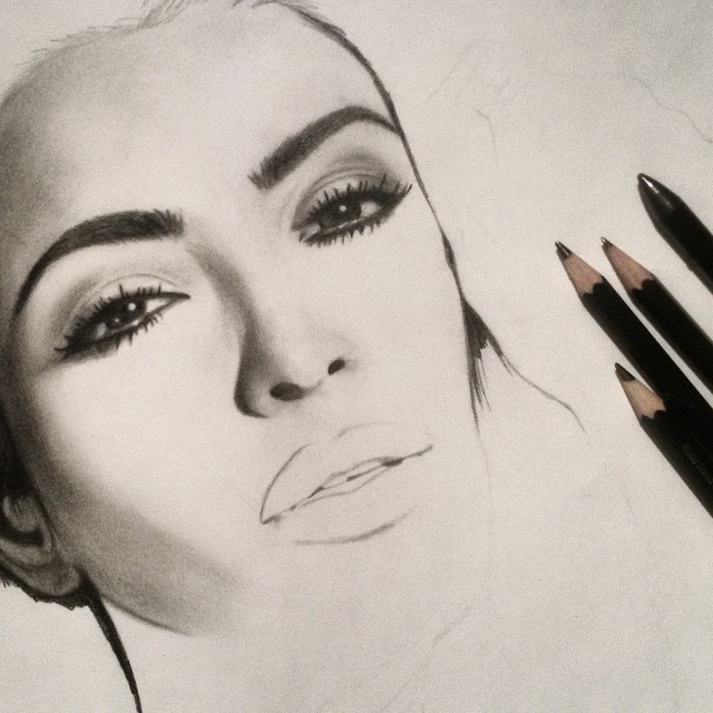 640x640 Kim Kardashian Drawing Picture Drawing Skill - Kim Kardashian Sketch