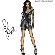 236x236 865 Best Fashion Drownings Elegant Dresses Images In - Kim Kardashian Sketch