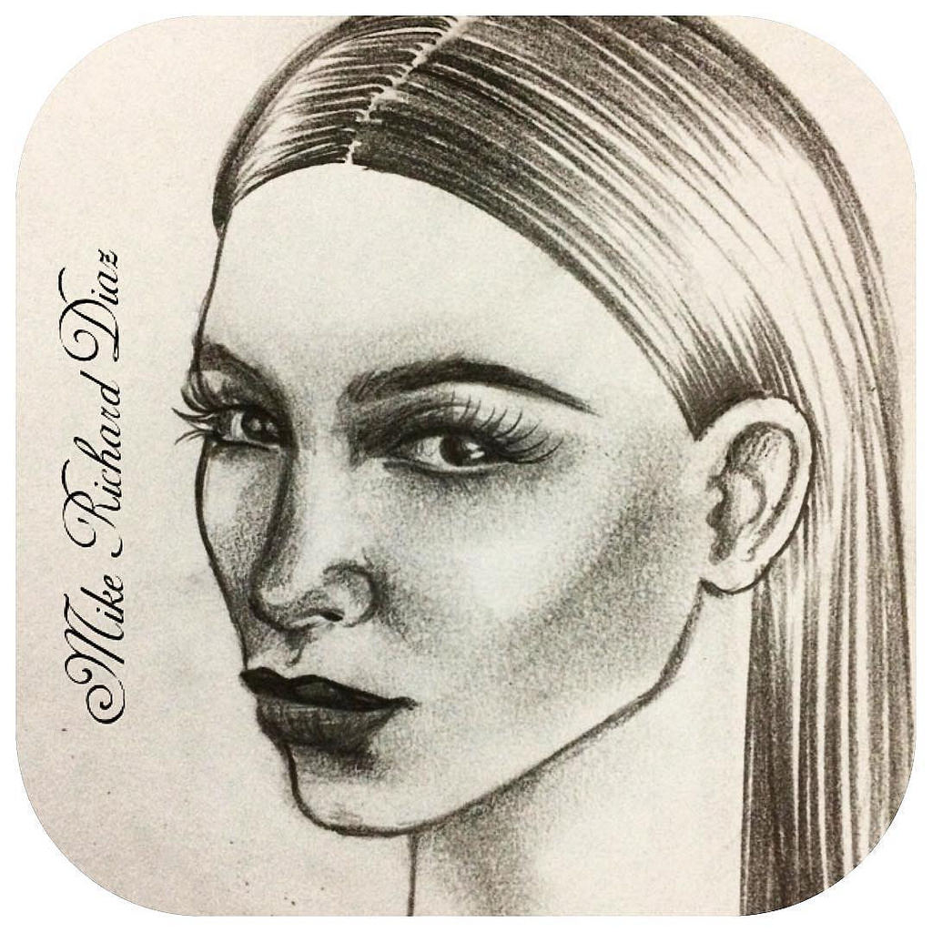 1024x1024 La Mirada Sensual - Kim Kardashian Sketch