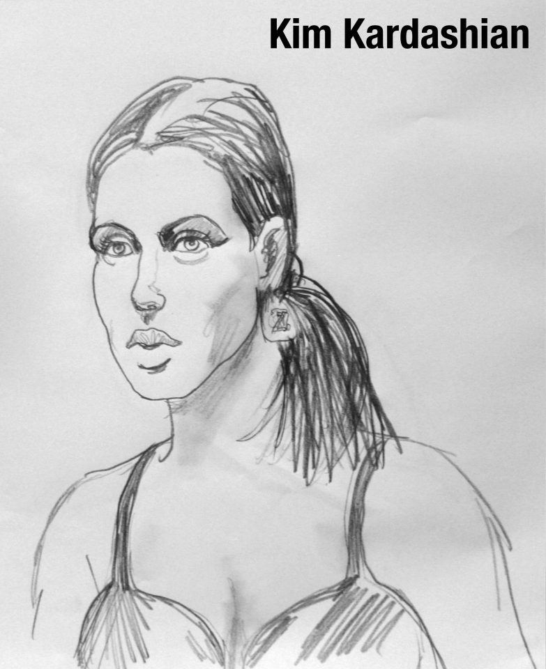 783x960 The Descript Off Hamish Amp Andy - Kim Kardashian Sketch