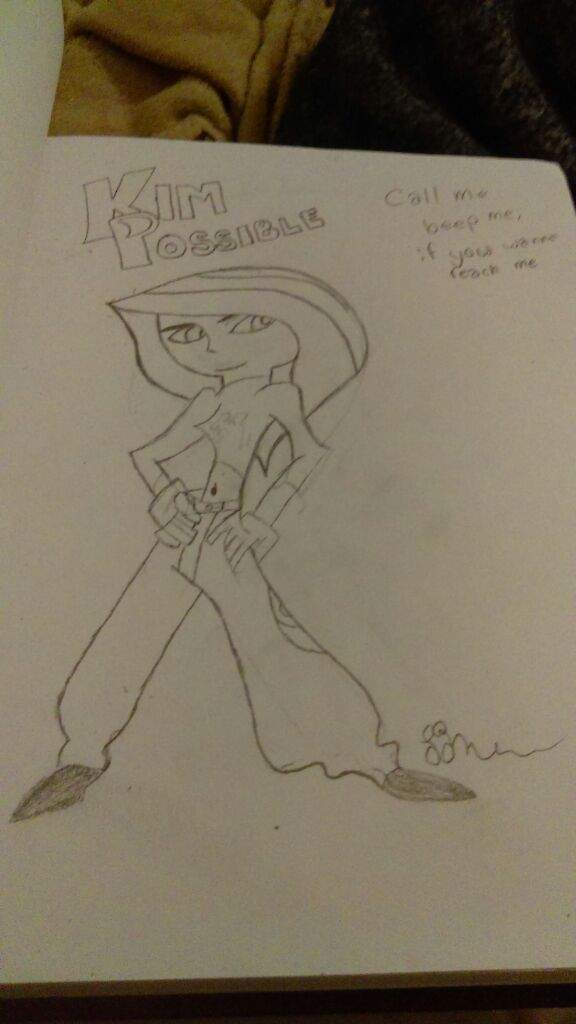 576x1024 Kim Possible Sketch And Challenge Cartoon Amino - Kim Possible Sketch