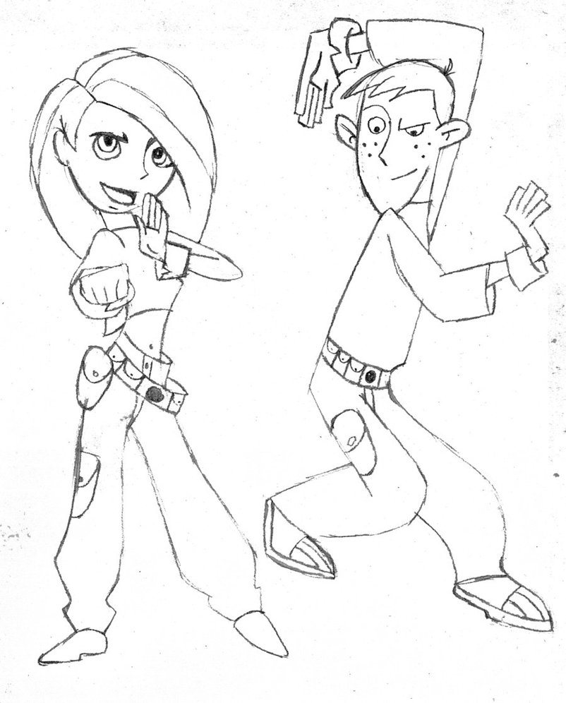 802x996 Kim Possible Sketch By Laescritora - Kim Possible Sketch