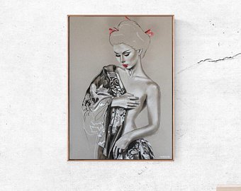 340x270 Kimono Sketch Etsy - Kimono Sketch