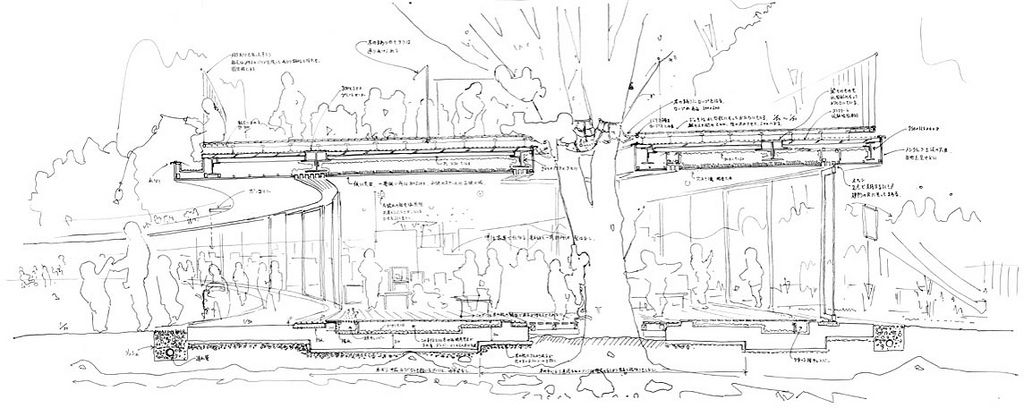 1024x408 Tezuka Architects - Kindergarten Sketch