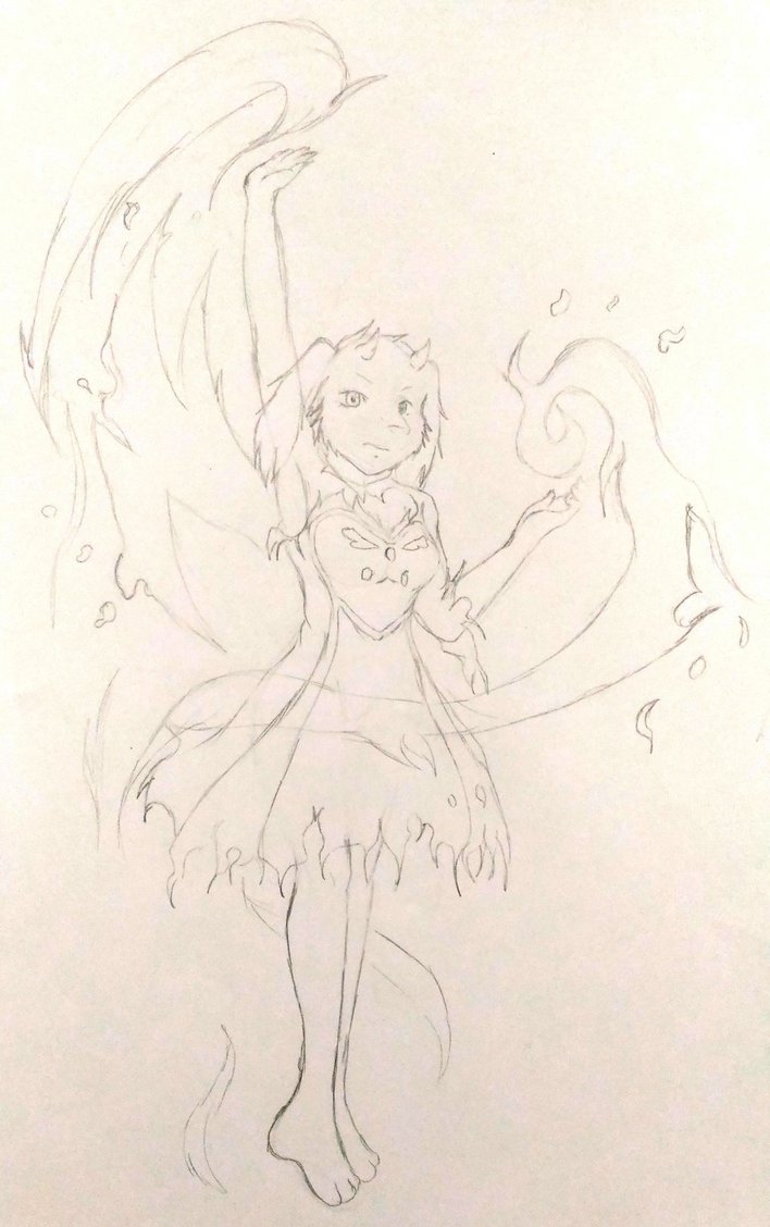 708x1128 Strong Kindness (Sketch) By Cliff Kun - Kindness Sketch