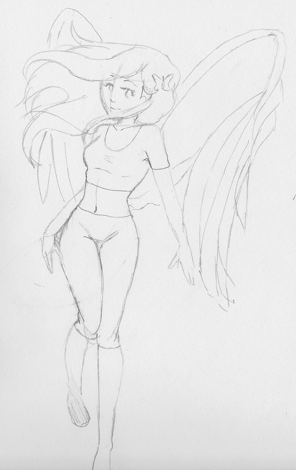 604x959 Winged Kindness - Kindness Sketch