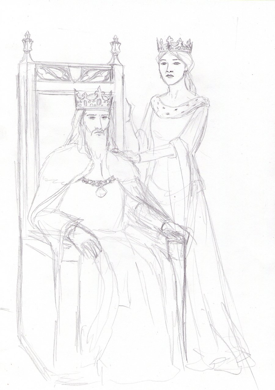 King And Queen Sketch at Explore collection of