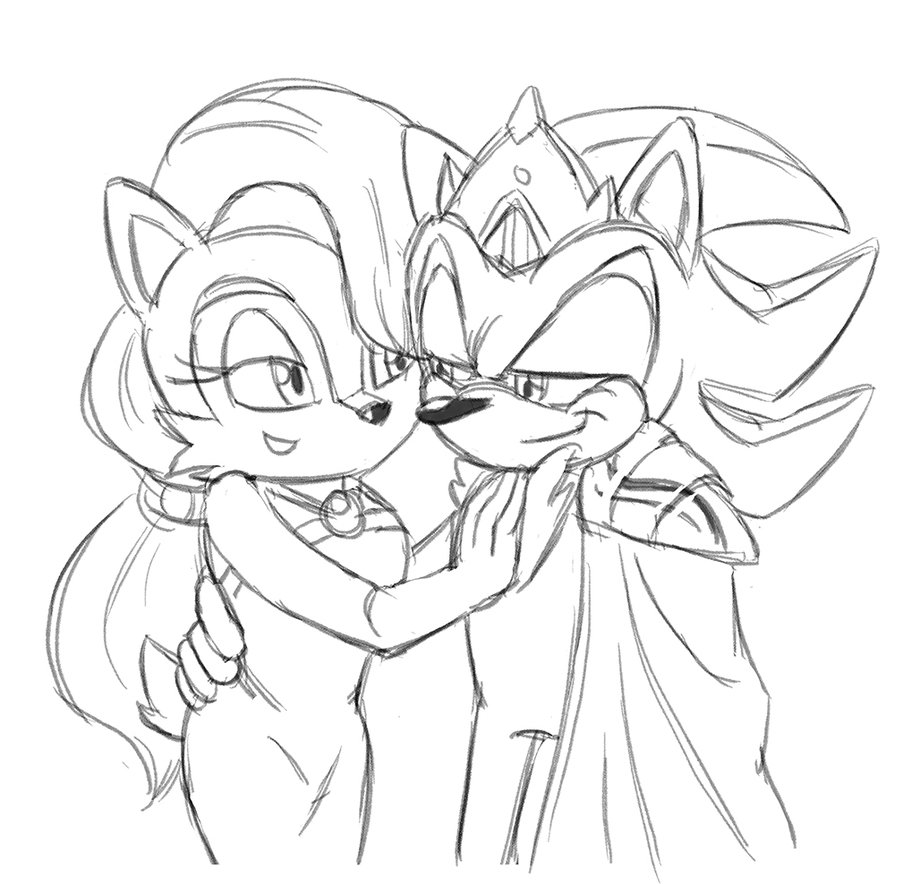 903x884 King Shadow And Queen Sally (Sketch) By Chauvels - King And Queen Sketch