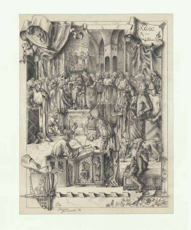 375x450 Illustration For One Of The Scenes Of King Arthur And Knights Of - King Arthur Sketch