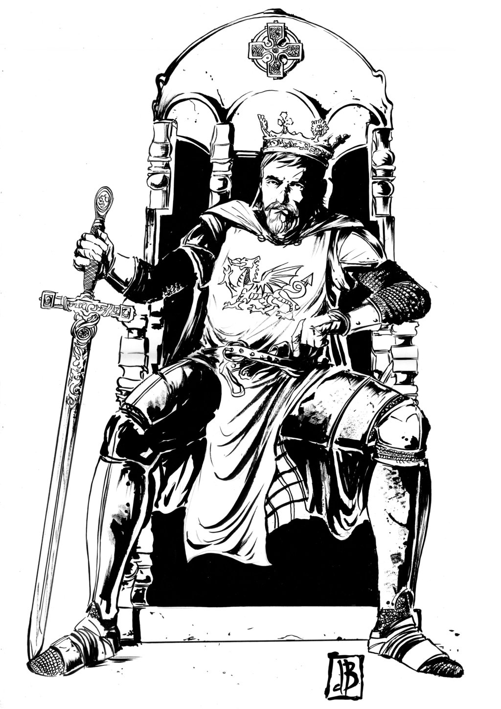 King Arthur Sketch at Explore collection of King